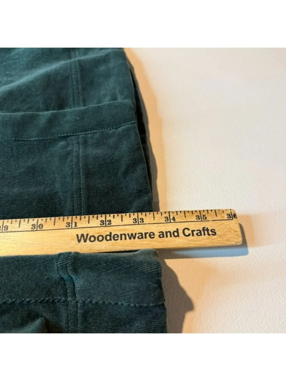 Maeve Anthropologie Women 8 Corduroy Pinafore Skirt Dark Green Corduroy Button